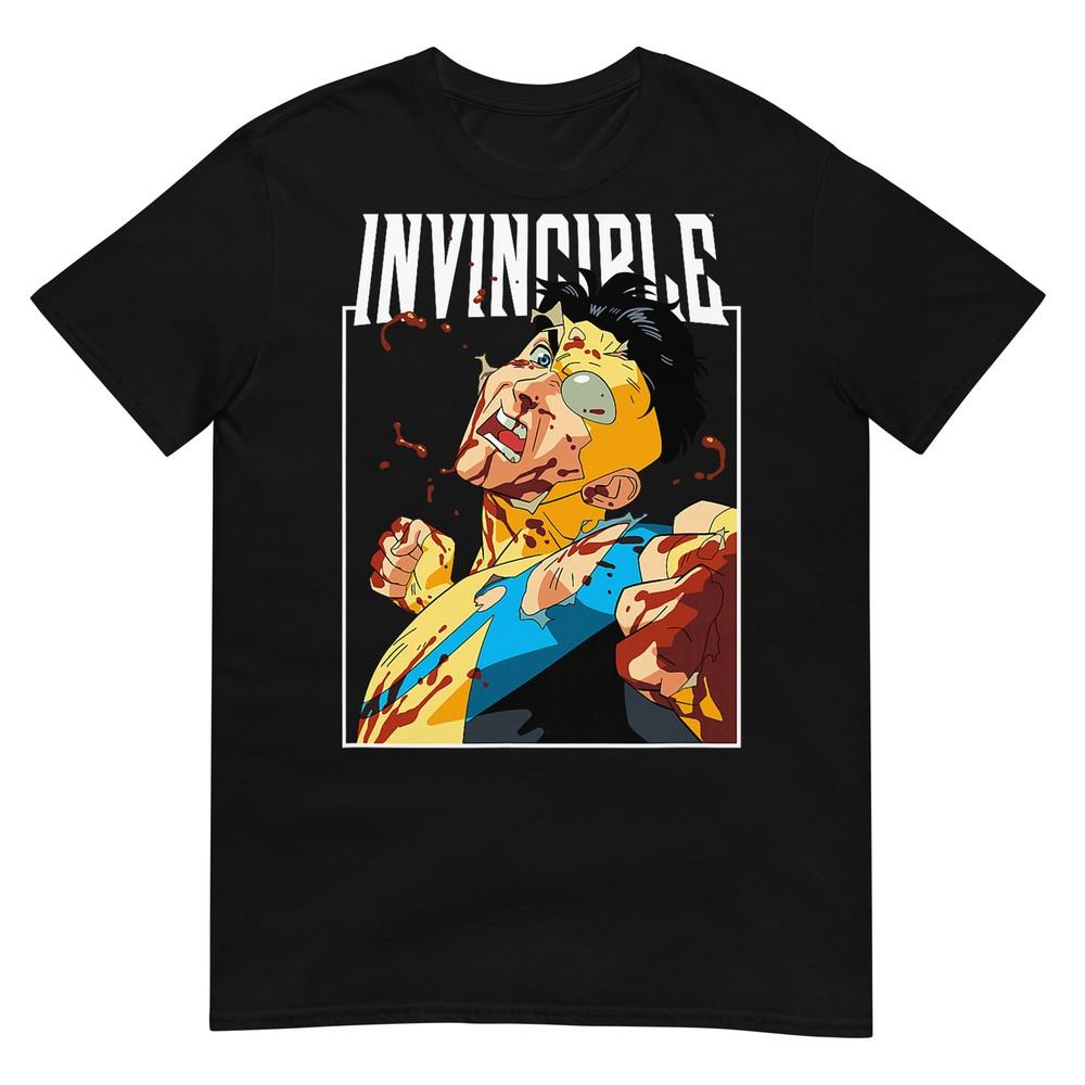 

Invincible - Battle Damaged Mark Character Logo T-Shirt 4XL