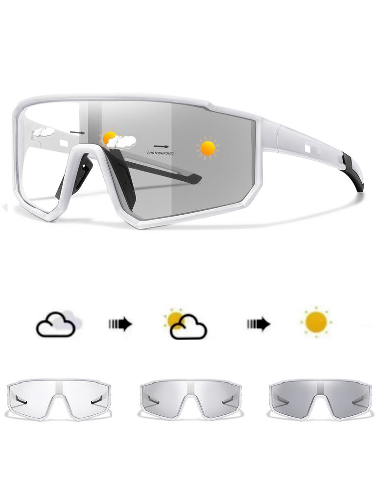 New Style Brand Bicycle Photochromic Eyewear Men Women MTB Bike Running Fishing Cycling Glasses Comfortable Goggles UV400
