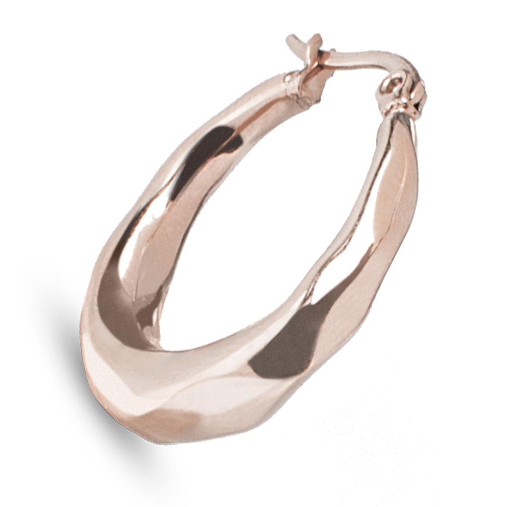 Bora Bora Hoop Earrings 4L-57SV-SYVG for Women