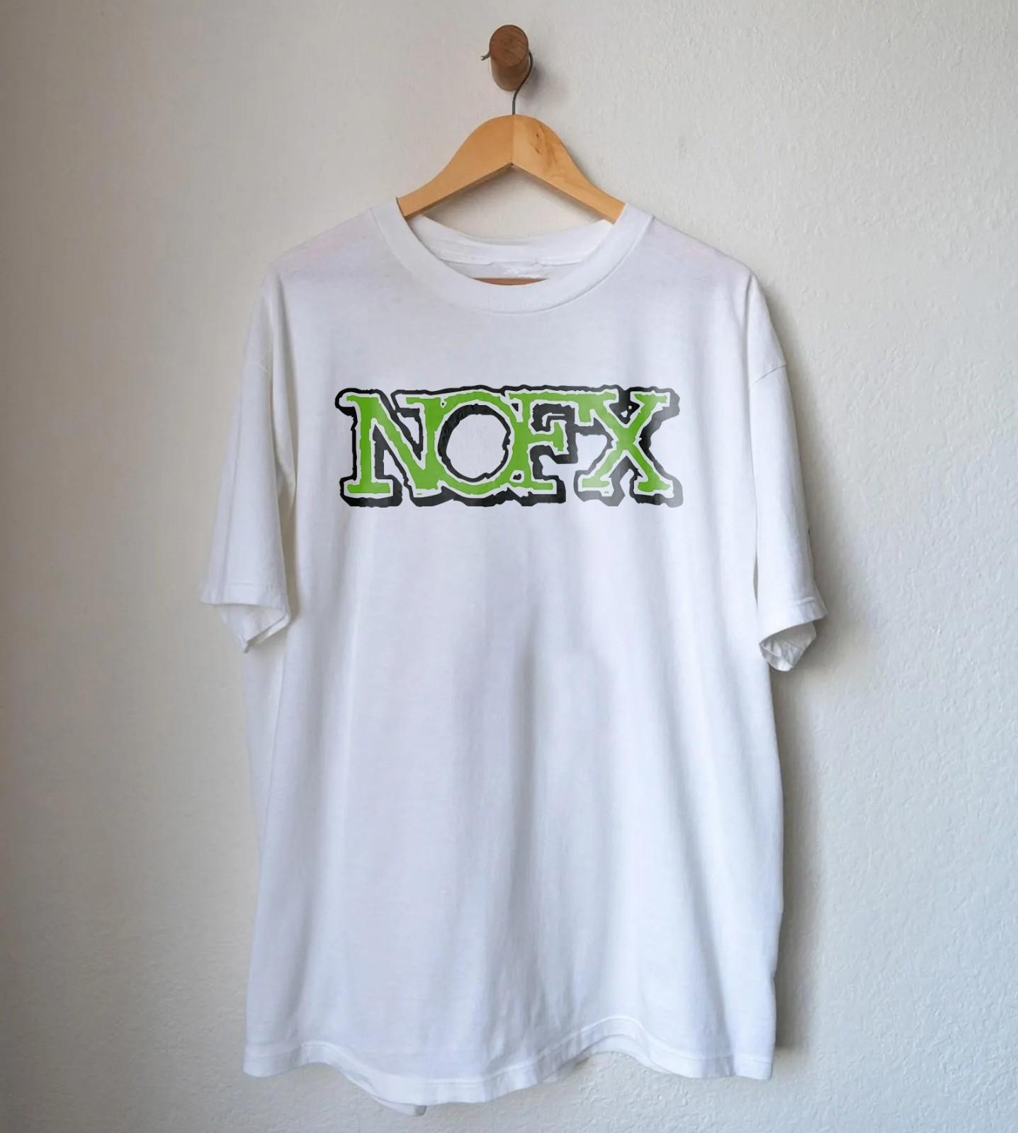 HOT! NOFX T-shirt, Hardcore Punk Rock Band Unisex Cotton T-shirt, Size S-5XL XXL