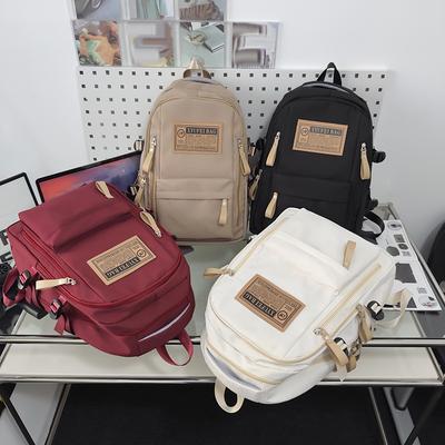 Casual Backpack Large Capacity Schoolbag Primary School Junior High School Student Schoolbag Fashion Casual Backpack Fashion