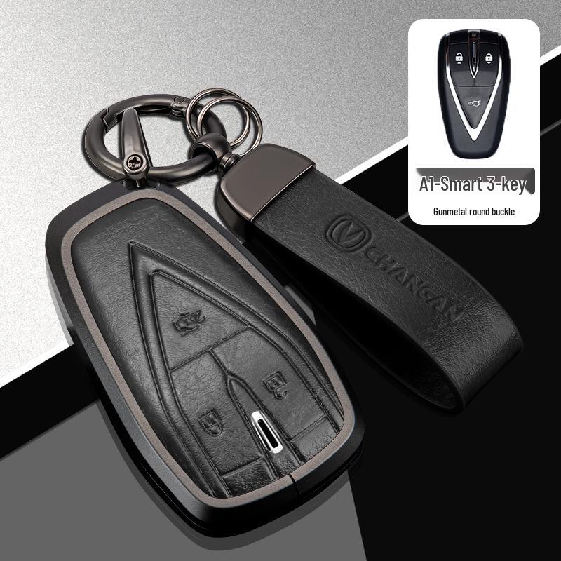 Changan Car Key Cover for Third Gen CS75 Plus, Yidong Plus, CS55, and CS35 Plus