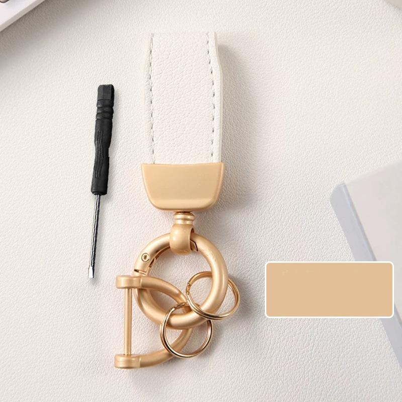 Kawaii Stylish Flip Fur Keychain Upgrade Your Car Keys  Perfect for Men and Women Suede Leather Luxury Car Keychain Keyring