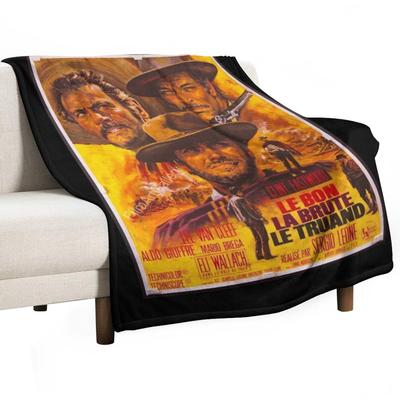 Funny Gifts For Sergio Leone The Good, The Bad And The Ugly Halloween Throw Blanket Beach For Baby Quilt Polar Blankets
