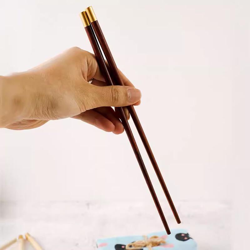 Premium Red Sandalwood Wooden Chopsticks