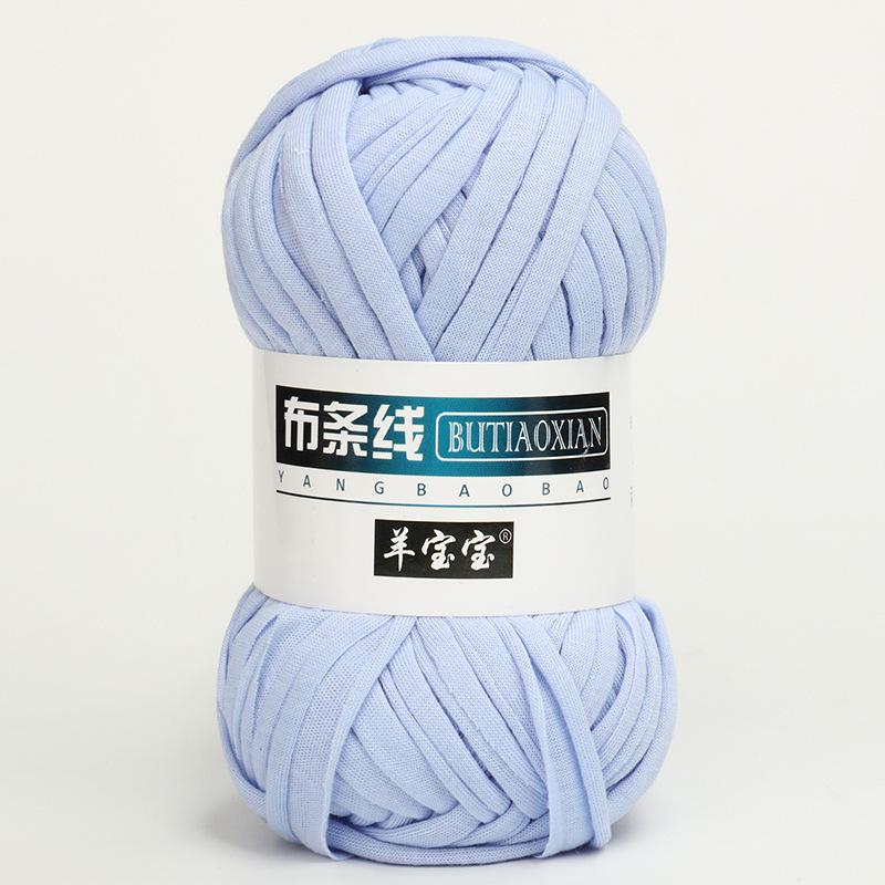 

1 шт. Трикотажная пряжа для вязания футболки для плетеной сумки, шляпы, тапочек, подставки, одеяла, нить, мягкая полиэстеровая пряжа для вязания крючком, мягкая тканевая пряжа