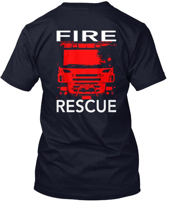 Fire Rescue T-Shirt Made in the USA Size S to 5XL Unisex T-Shirt XXL