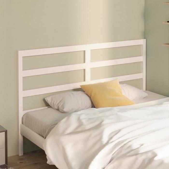 VidaXL Headboard White 166x4x100 Cm Solid Pine Wood 817651