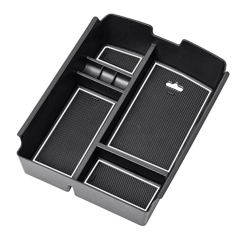 Car Armrest Center Storage Box Container Glove Organizer Case 2018 2019 2020 2021 2022 2023 Accessories For Volkswagen VW Atlas