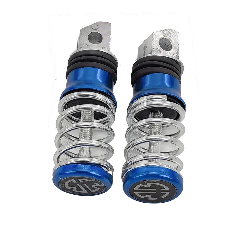 Motorcycle Electric Scooter Spring Pedal Universal Foot Peg For Yamaha Suzuki Honda Kawasaki Harley Citycoco Steel Footrests