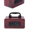 Bluetooth Speaker Retro Wooden Wireless Bluetooth Speaker Portable Music Player for Mobile Phone PC
