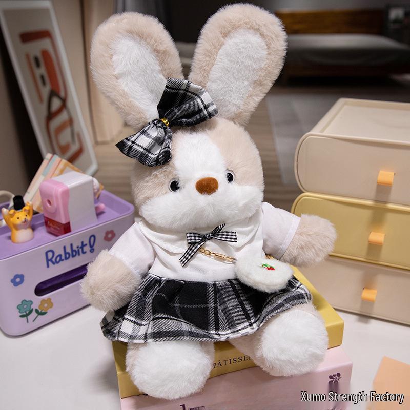 Adorable Rabbit and Puppy Sleep Companion Plush Toy – Free Shipping