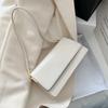 Fashionable Women Shoulder Bag PU Leather Armpit Handbag Casual Small Square Purse for Ladies Stylish Solid Color Crossbody Bag