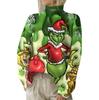 Julegensere for kvinner Strikkegenser Søt skjorte Høst Turtleneck Pullover Topper