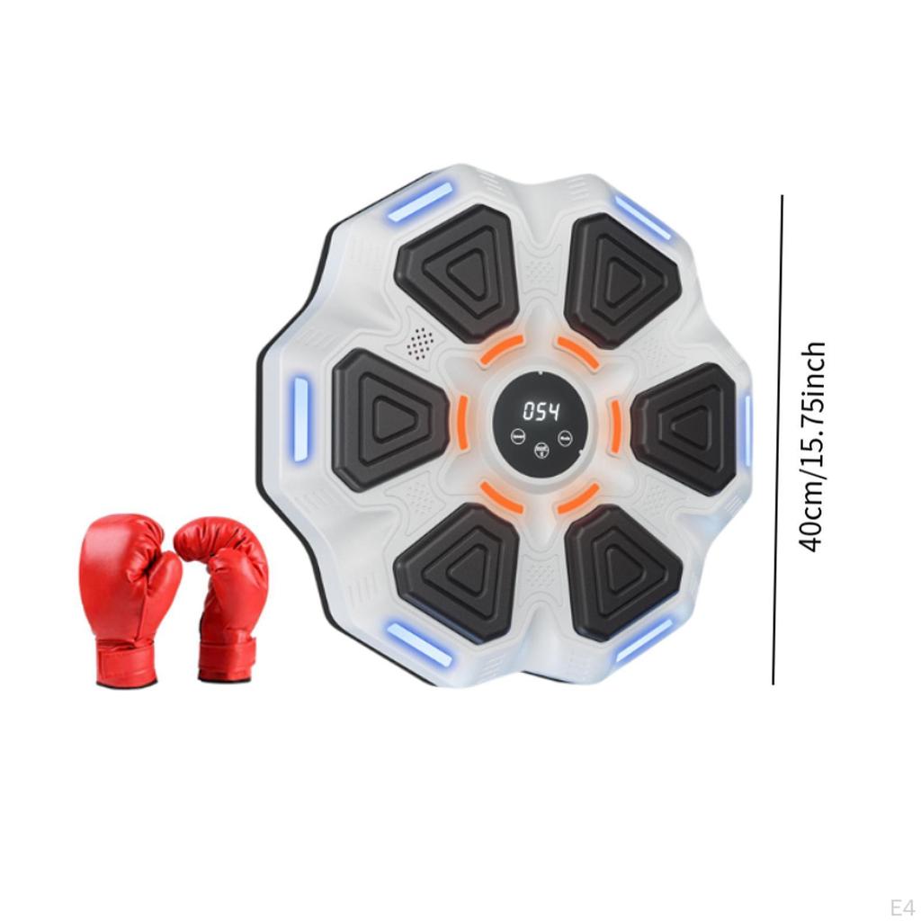 Boxing Trainer with Lighted Target and Gloves for Agility Practice at Home