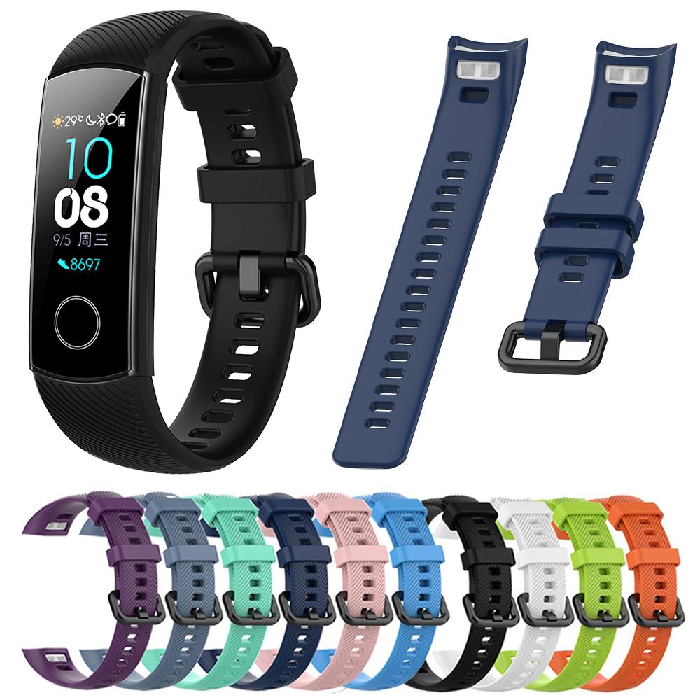 Silicone Wrist Strap For Huawei Honor Band 5/4 Bracelet Wristband for Honor Band 4/5