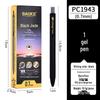 Bao Ke 0.5mm Black Press-Action Neutral Pen for Student Exams and Office Use