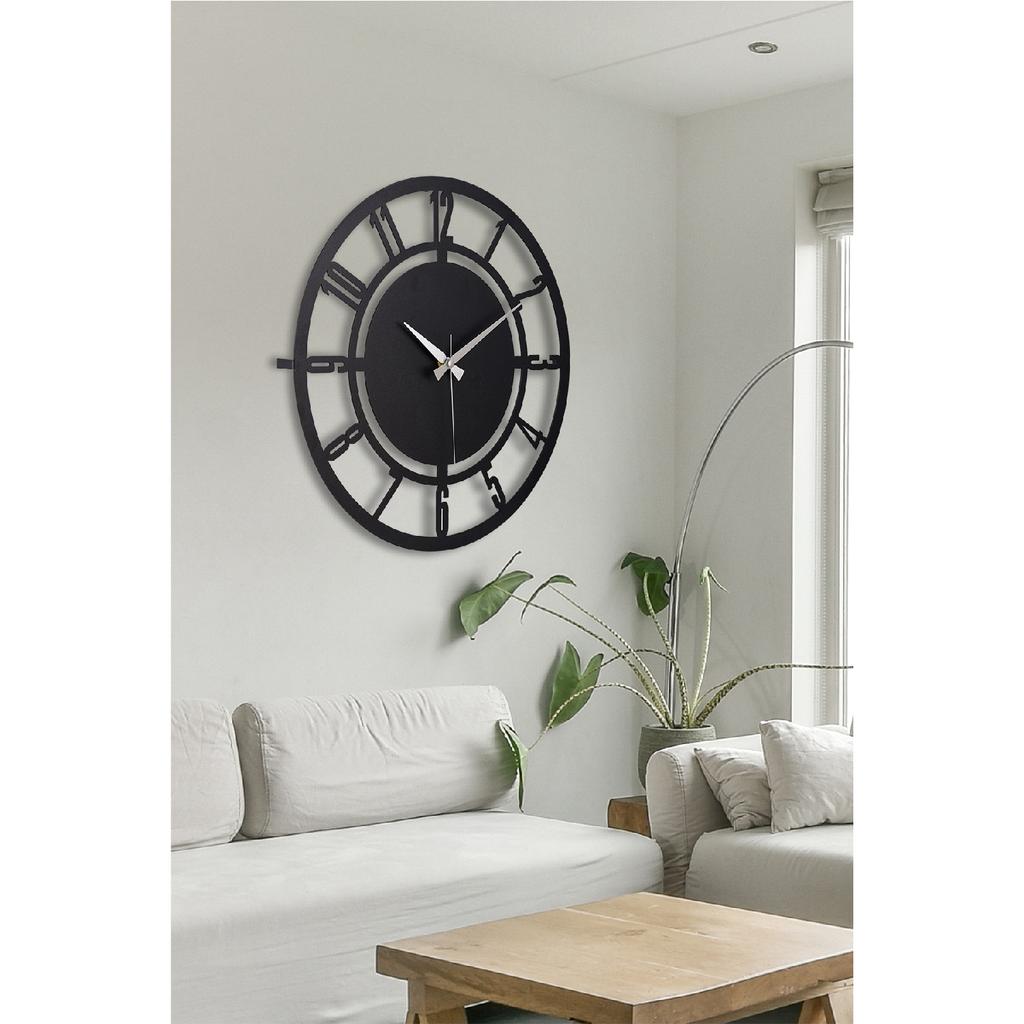 41 cm große, dekorative Wanduhr mit fließendem Sekundenmechanismus und geräuschlosem Mechanismus