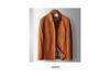 Men's Lapel Zipper Workwear Jacket - 2026 Spring/Autumn Light Luxury Business Casual Outerwear