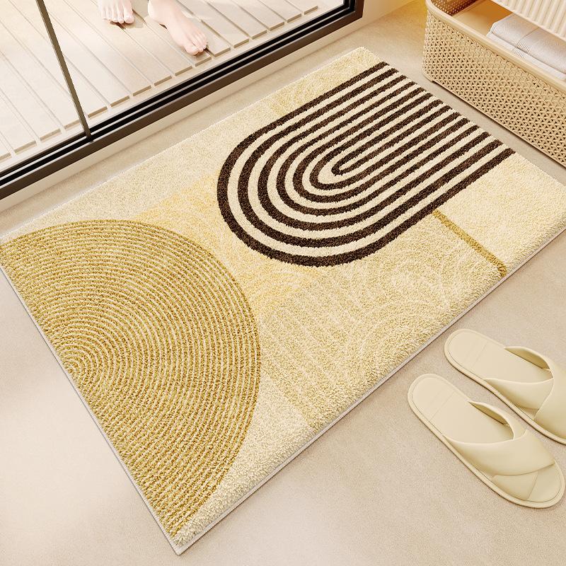 Bathroom Floor Mat Bathroom Foot Mat Absorbent Mat Bathroom Door Non Slip Carpet