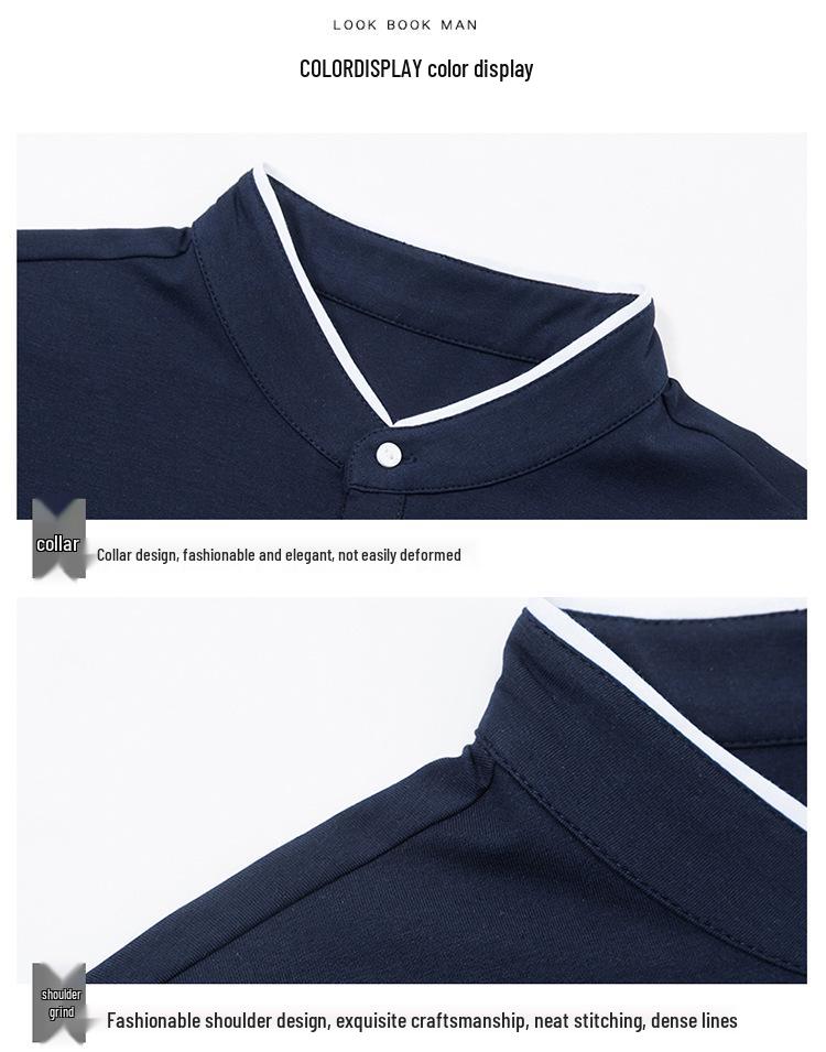 Men's Cotton Long Sleeve Trendy T-shirt Base Layer
