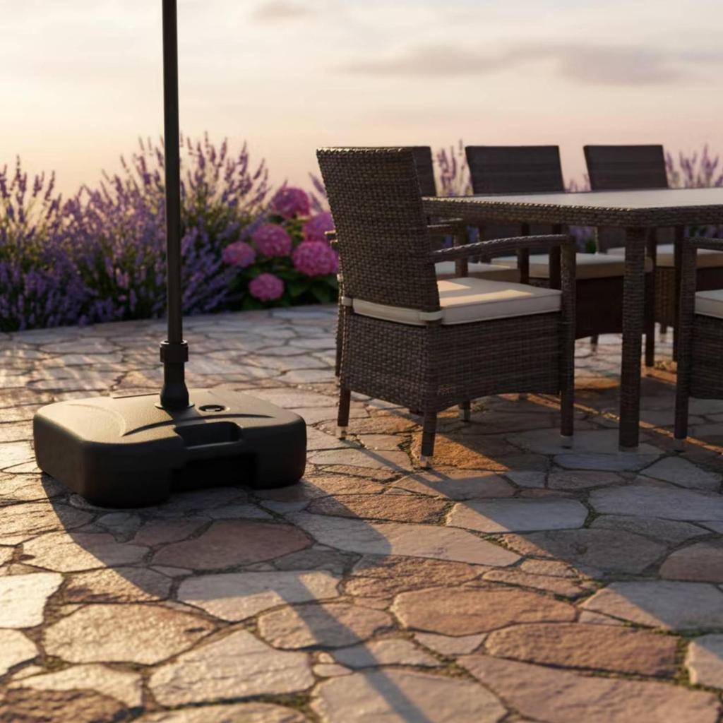 Plastic Umbrella Base Stable Patio Sturdy Duty for Garden