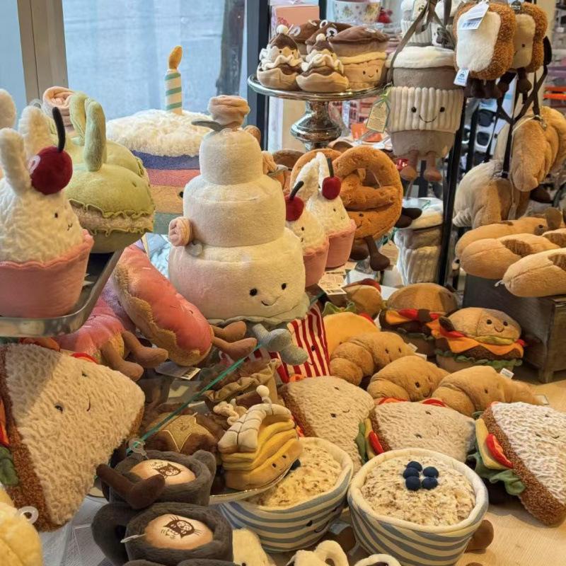 Fun cake doll dessert jc food series doll creative simulation plush toy wedding doll