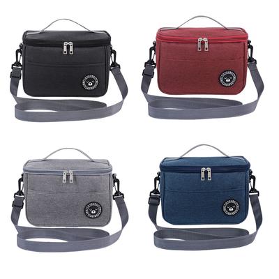 Insulated Lunch Box Men Women Travel Portable Camping Picnic Bag Cold Food Cooler Thermal Bag Kids Insulated Case with Strap