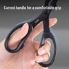 Deli 175mm Black Blade Office Scissors