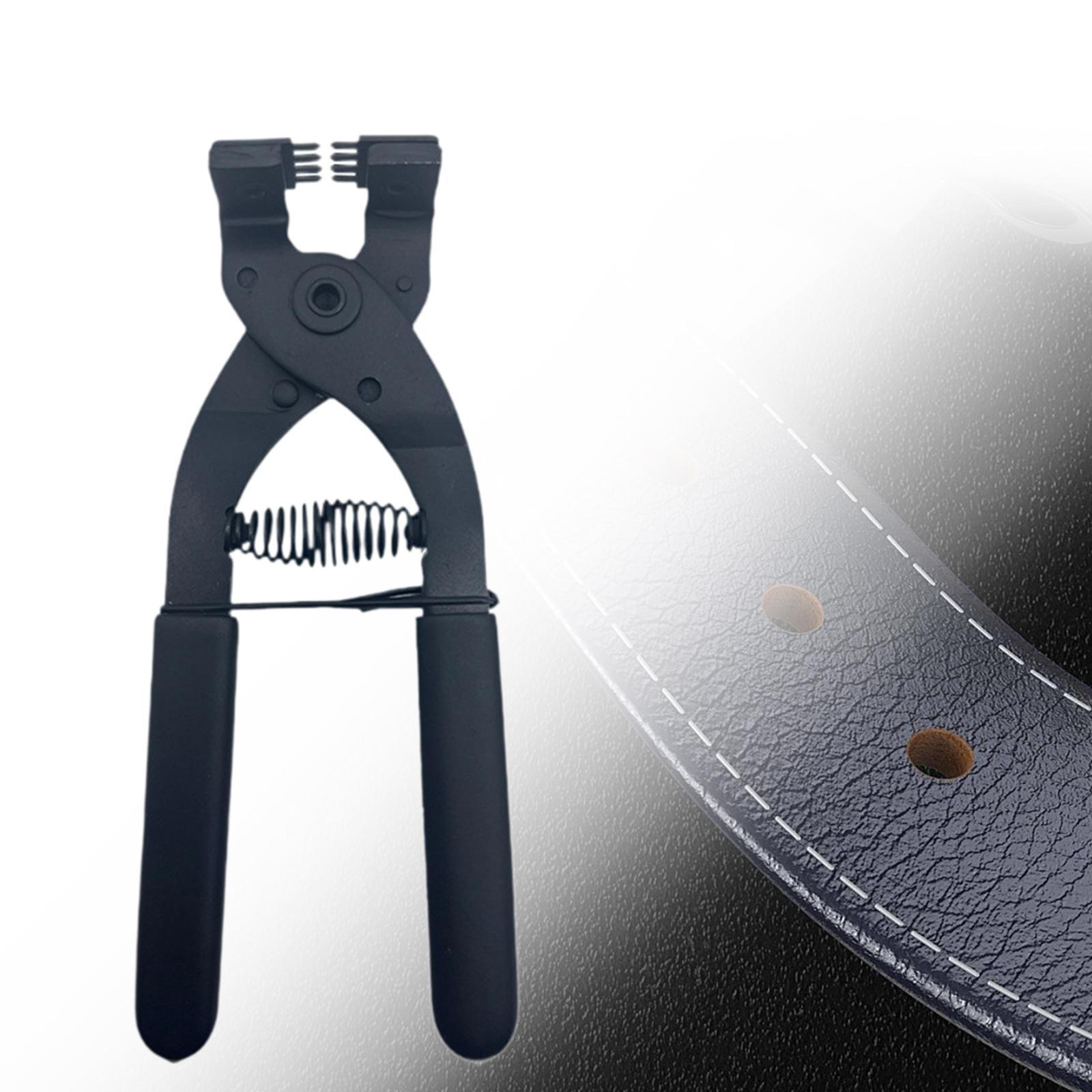 -Hole Punch, Hand Pliers, Leather Craft, Punching And Sewing Tools 4 Teeth