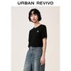 UR2026 Women's Embroidered Cotton Short Sleeve T-Shirt
