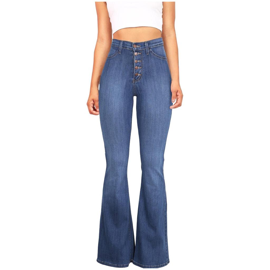 Womens Comfy Summer Elastic Waist Pockets Casual Bull-puncher