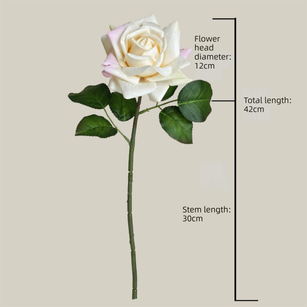 Real Touch Rose Artificial Flower Multicolor Lifelike Rose Flower Faux Flower Home Decoration