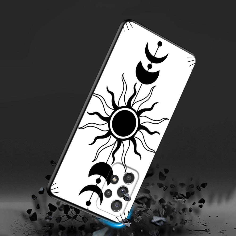 Sun Moon Tarot Card Astrology Phone Case For Samsung Galaxy A57 A56 A37 A55 A36 5G A26 A54 A52 A35 A34 A25 A17 A16 A15 A07 Cover