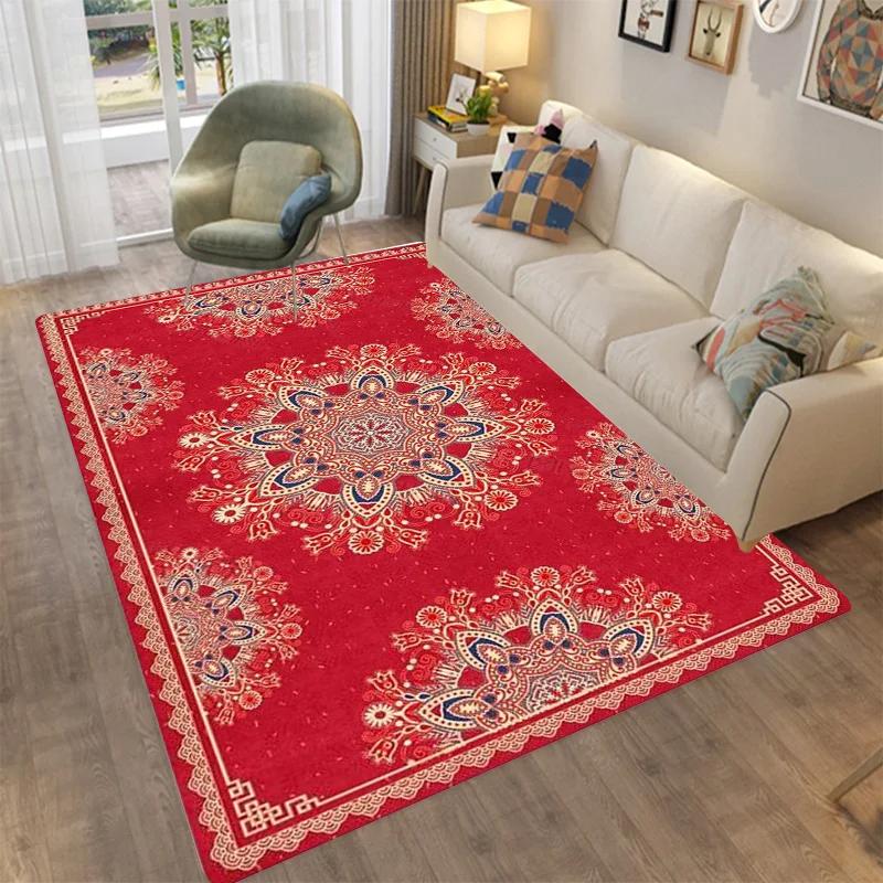 Modern Area Carpet Non-slip Floor Mat for Family Bedroom Indoor Children's Play Geometric Rugs Yoga Mats living room