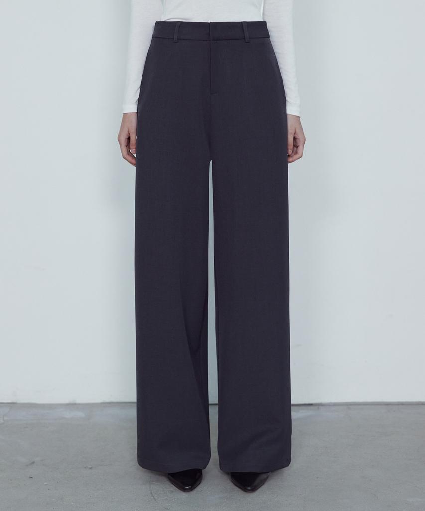 NON AND NON Zero Wrinkle Straight Slacks_Nfsl5305 (B Type)