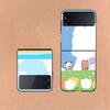 Cute BuBu DuDu Coque For Samsung Z Flip7 6 Galaxy Case Shockproof Z Flip5 Z Flip3 4 5G Hard Cover Phone TPU PC Hard Funda