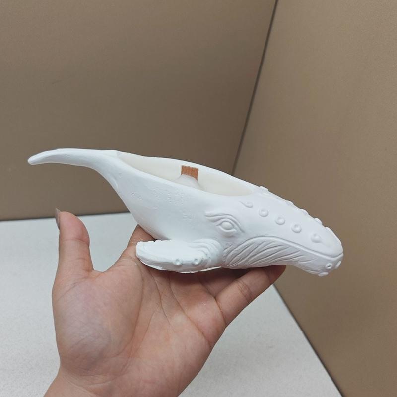 Silicone Candle Cup Molds Silicone Candle Holder Molds Whale Shape Succulent Planter Moulds Silicone Texture for Candle