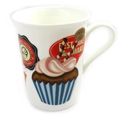 [L8889] - Multicolored White 'Cupcakes' Mug