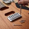 6 String Guitar Fixed Bridge Separated Saddles 6 String Guitar Bridge Musical Instrument Accessory For Smooth Playability