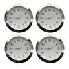 Pack of 4 55mm Quartzs Clock Component Insert with Arabic and Roman Numerals for DIY Projects Clock Making Supplies
