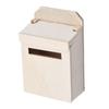 Miniature Blank Mail Box House Perfect for DIY Projects and Miniatures