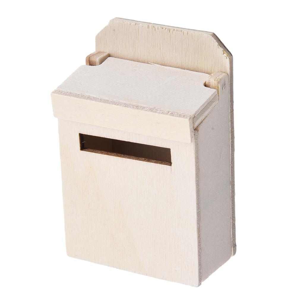 Miniature Blank Mail Box House Perfect for DIY Projects and Miniatures