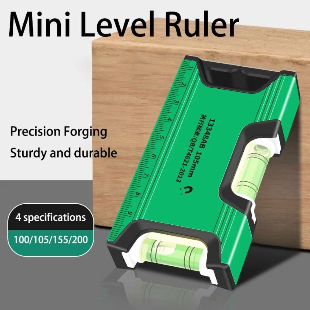 Horizontal & Vertical Measure Magnetic Level Gauge with Metric Woodworking Level Gauge