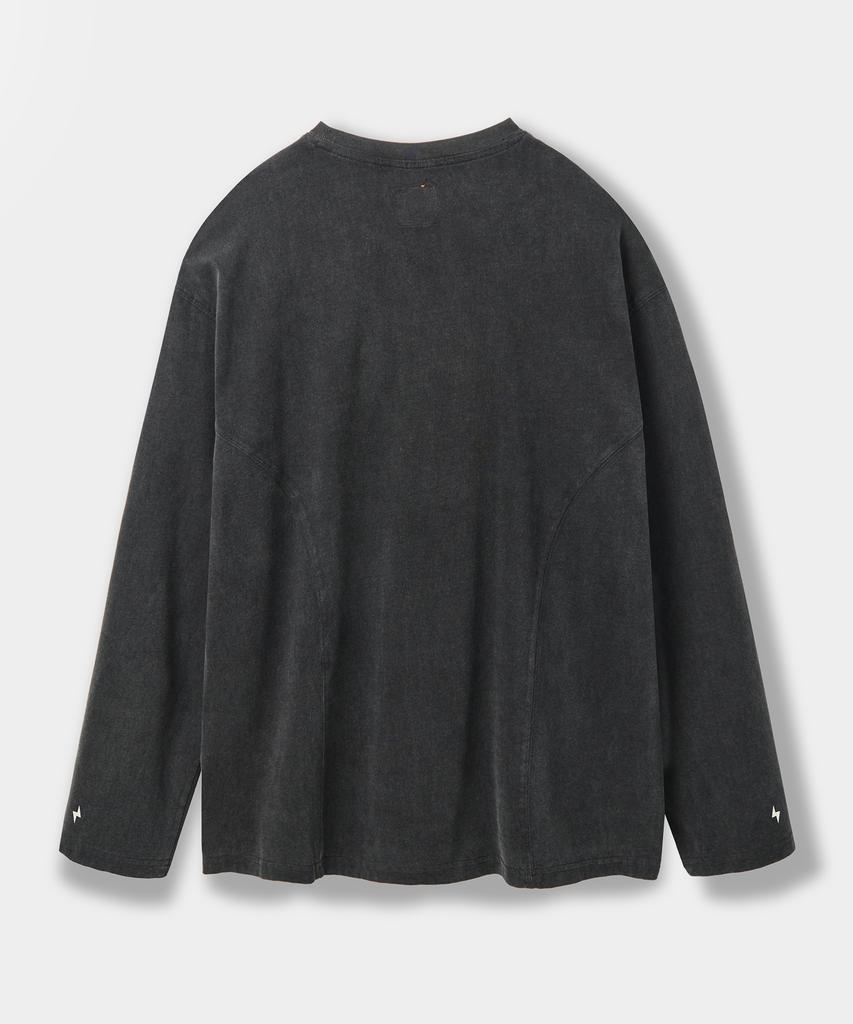 Dimiteulibeullaeg Vlad Small Logo T-Shirt_Pigment Charcoal