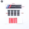 NAZF2 3D ABS M Logo Car Front Grille Badge Sticker For BMW M Emblem E90 E92 E93 F80 G80 F82 G82 G83 E28 E34 E39 E60 F90 M1 M2 M3 M5 M6
