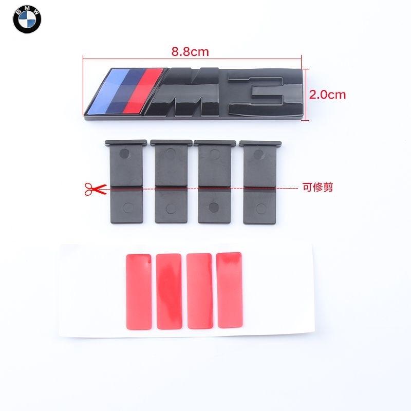 NAZF2 3D ABS M Logo Car Front Grille Badge Sticker For BMW M Emblem E90 E92 E93 F80 G80 F82 G82 G83 E28 E34 E39 E60 F90 M1 M2 M3 M5 M6