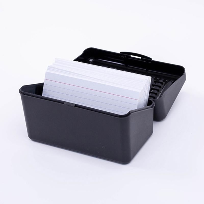 Notes Card Storage for Case Holds Up 300 Cards for 3 X 5 Inches Business Name Ca