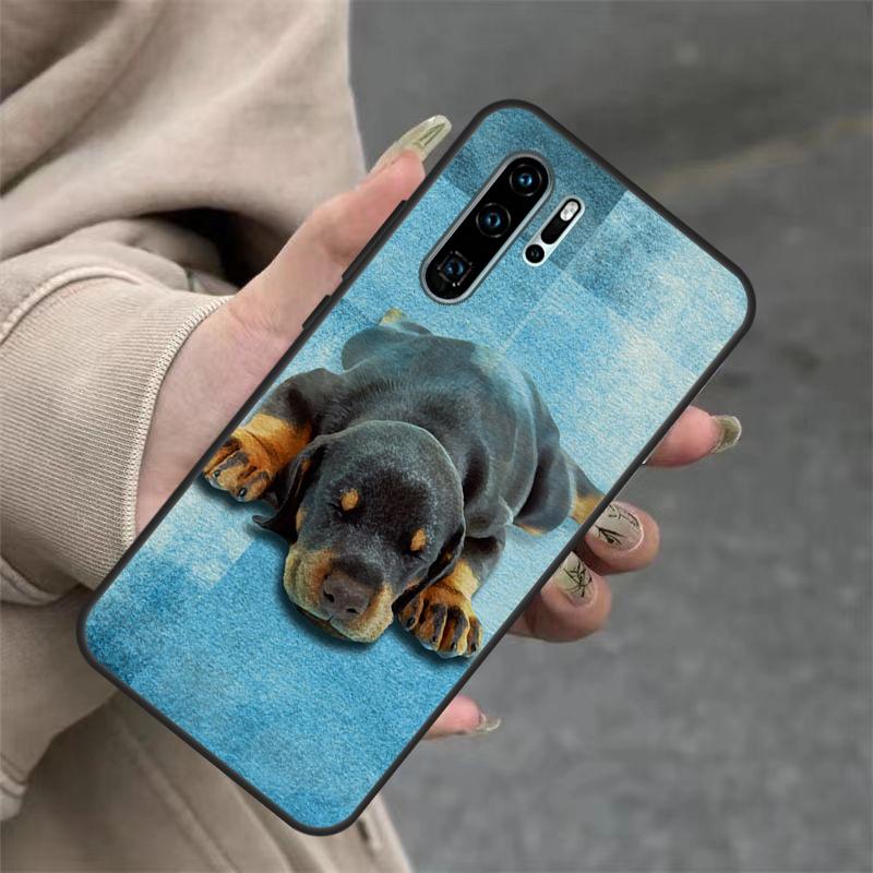 Doberman Dog Case For Huawei P40 Lite P20 P30 Nova 11 Pro 9 10 SE 3i 7i 11i 5T Y60 Y61 Y70 Y90 Y91 Cover