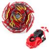 Toupie de Combat Métallique Gyro Jouet Con Lanceur à Corde, Gyroscope de Combat, Toupie de Combat d'Arène Cadeau Cadeau d'Anniversaire